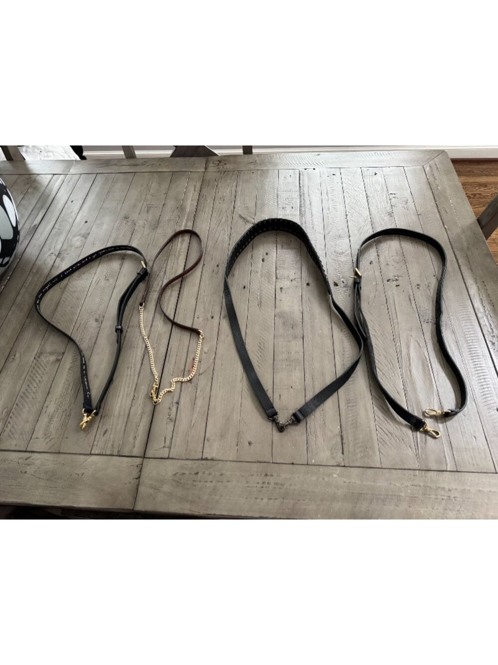Bandolier Lot of 4 Leather Crossbody Phone Case + Bag Straps Variety